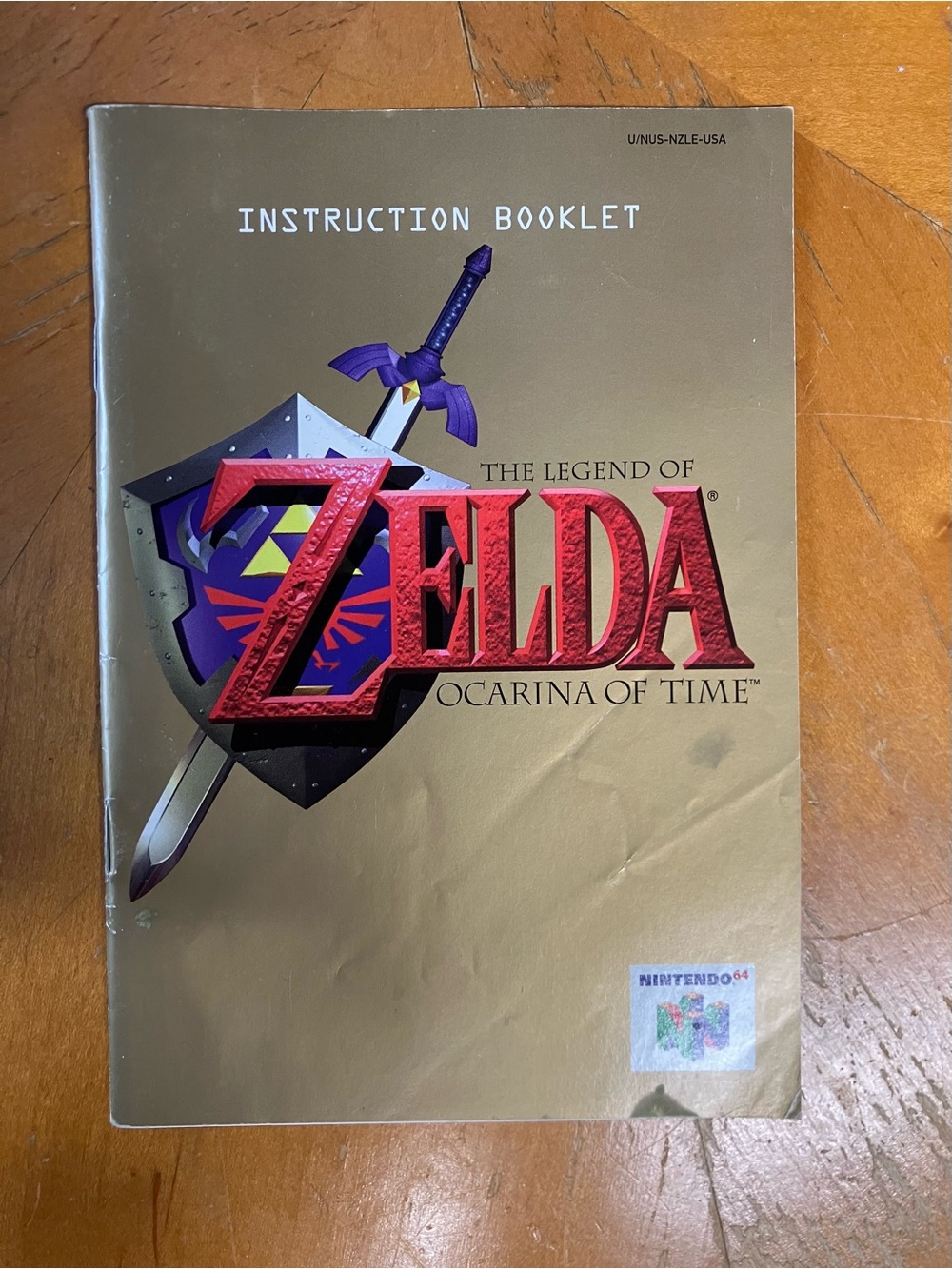 VTG 1998 Legend of Zelda Ocarina of Time N64 Manual Instruction Booklet